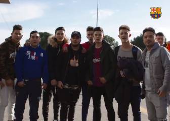 Emotiva bienvenida del Barcelona a Yerry Mina