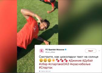 Lamentable tuit racista del Spartak contra sus propios jugadores