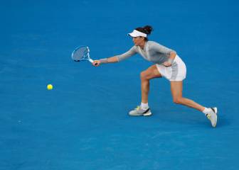 Muguruza pisa firme en su estreno en Australia