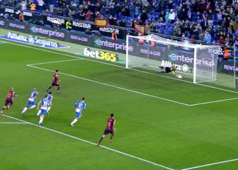 Así fue el penalti que erró Messi