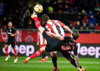 Un doblete de Stuani acaba con el Athletic en Montilivi