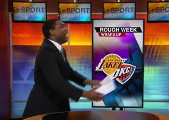 Presentador celebra el triunfo de los Philadelphia Eagles en pleno show