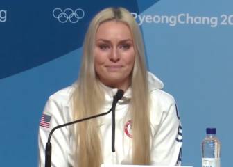 No pudo aguantar las lágrimas: Lindsey Vonn rompió a llorar al recordar a su abuelo