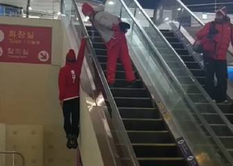 Freestyler se nace: la forma más peculiar de subir una escalera