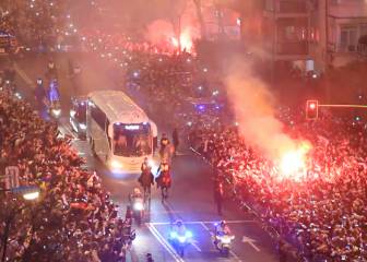 Una auténtica locura: así fue la llegada del Madrid al Bernabéu