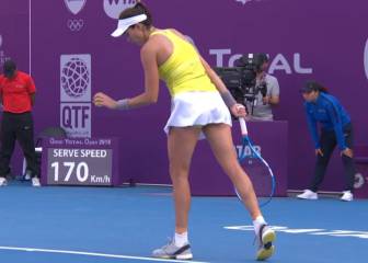 Muguruza se impone en Doha y ya está en cuartos de final