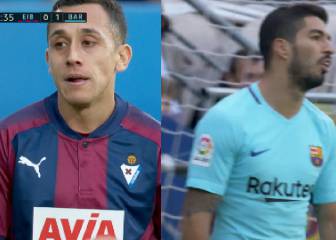 Eibar arde: impunidad para Suárez y expulsión para Orellana...