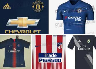 Las equipaciones filtradas de la próxima temporada 2018-2019