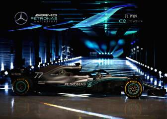 Mercedes presenta su W09, el monoplaza a batir en la F1