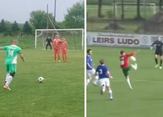 It's not all Messi-Ronaldo: Sunday league players strut their stuff