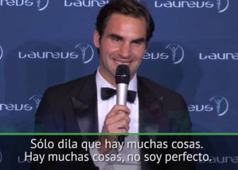 Federer y los errores: la pregunta con la que el suizo no ha podido contener la risa