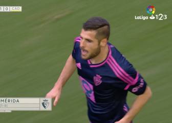 El Osasuna duerme en playoff gracias a un gol de Fran Mérida