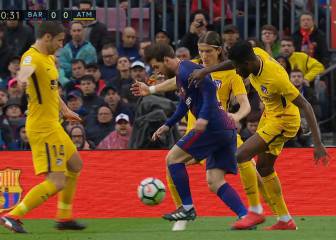 El recurso de Messi sin espacio y contra tres rivales: deléitense