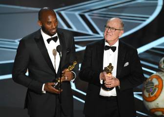 Una leyenda en los Oscar: así recibió Kobe Bryant su estatuilla