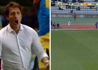 De Boca haciéndose un Madrid a un saque de banda estrambótico