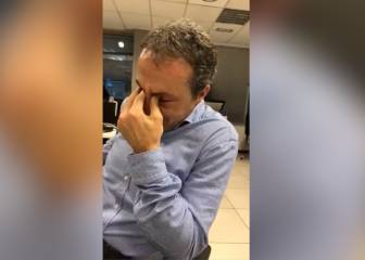Cristóbal Soria rompe a llorar tras el pitido final: 
