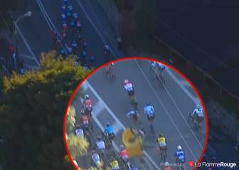 Barbaridad: Cavendish chocó contra la mediana a 60km/h y voló por los aires varios metros