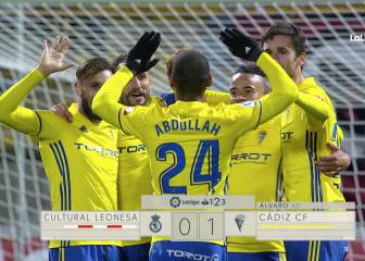 Álvaro García le da el triunfo a un Cádiz que sigue soñando