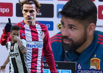 El mensaje de Diego Costa sobre Griezmann y Dybala