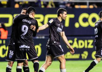 El Huesca mejora en Cádiz y recupera el liderato