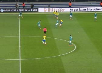 Jugadota de Paulinho a Kroos: un gesto técnico impecable