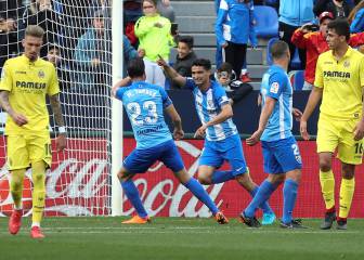 Chory Castro resucita al Málaga a costa del Villarreal