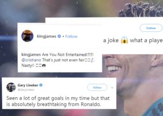 LeBron, Crouch... ¡la chilena de Cristiano incendió las redes!
