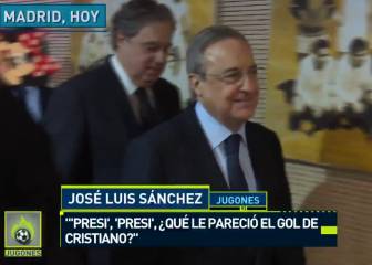 La sorpresiva reacción de Florentino por la chilena de CR7
