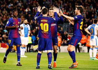 Messi ajusticia a un Leganés luchador con un hat-trick