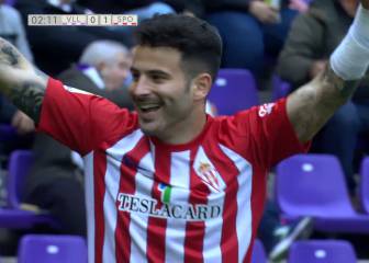 El Sporting gana y se mantiene líder en un partido con polémica