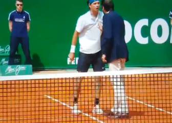 Se expone a una sanción sin precedentes: un tenista, a punto de pegar al árbitro