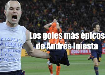 ¡Iniesta de mi vida! Así sonaron en las ondas sus 3 goles míticos