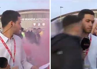 La fea escena que tuvo que vivir un periodista durante la final de Copa
