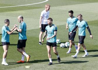 Isco y Carvajal, ausentes en el entrenamiento del Real Madrid