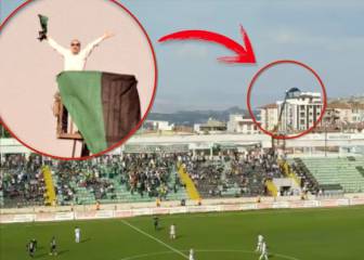 Esto es pasión por tu equipo: le echan 1 año del estadio, compra una grúa y hace esto...