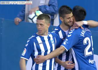 Dani Ojeda da la victoria al Lorca el día de su descenso