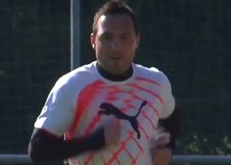 Cazorla se entrena en Oviedo para volver a los canchas de fútbol