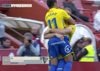 Álex salva un punto para un Cádiz que peligra en zona de playoff