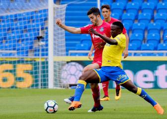 Un gol de Ángel pone al Getafe muy cerca de la séptima plaza