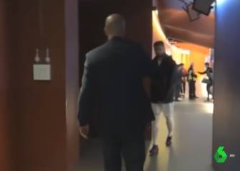 Zidane esperó a sus jugadores en la puerta del vestuario: ¿frialdad con Bale?