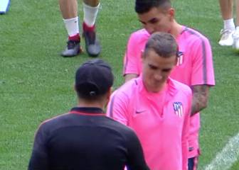 El gesto de Simeone con Griezmann que quiso que todas las cámaras grabaran