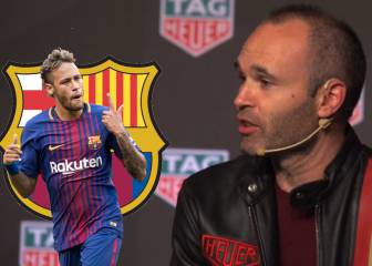 Iniesta sobre una posible vuelta de Neymar: 
