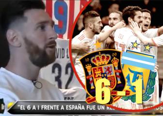 Messi minimiza el 6-1 de Argentina frente a España