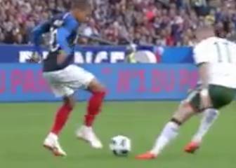 Para Mbappé no hay amistosos: túnel de superclase