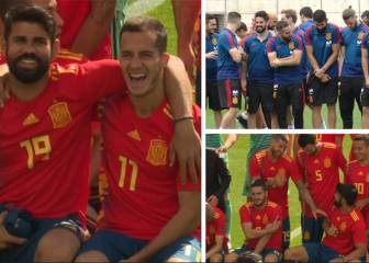 Lo que no se vio del 'Media Day': Diego Costa el 'showman' de la Selección