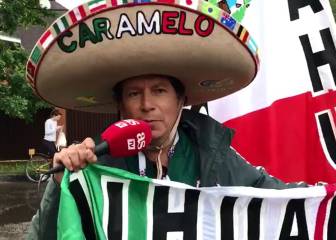El aficionado que suma nueve Mundiales apoyando a México