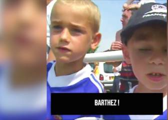 El tierno vídeo de Griezmann con 7 años junto a Zidane, Henry, Pires...