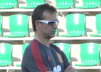 Los movimientos de Lopetegui en su última práctica en Rusia