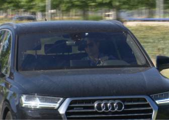 Primeras imágenes de Lopetegui entrando en Valdebebas