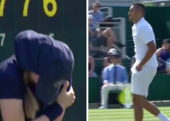 El pelotazo de Kyrgios a una recogepelotas a 216 km/h
